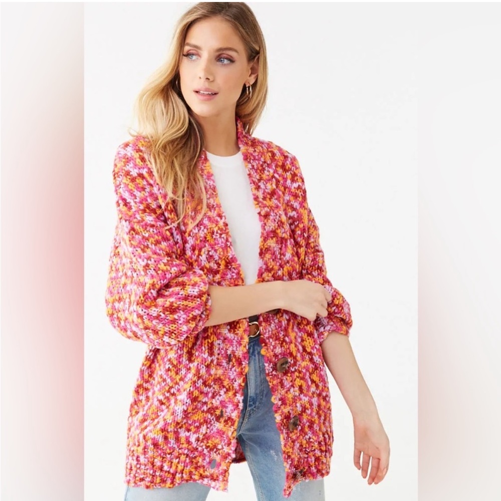 Forever 21 confetti cardigan